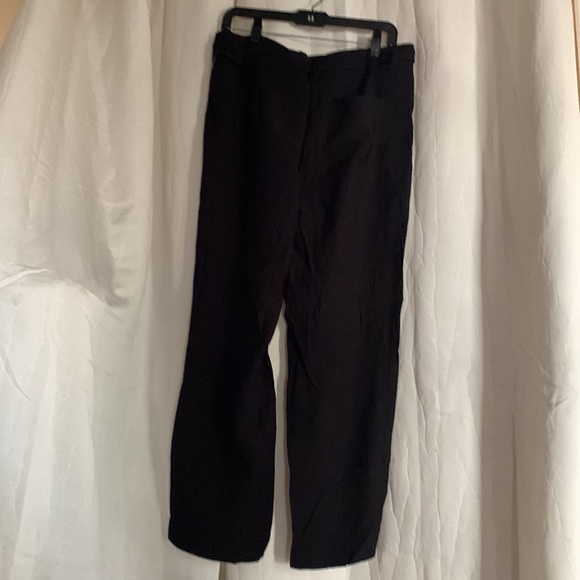Mariella Rosati Made In Italy Viscose Polyester Black Pants 44 - Picture 5 of 7